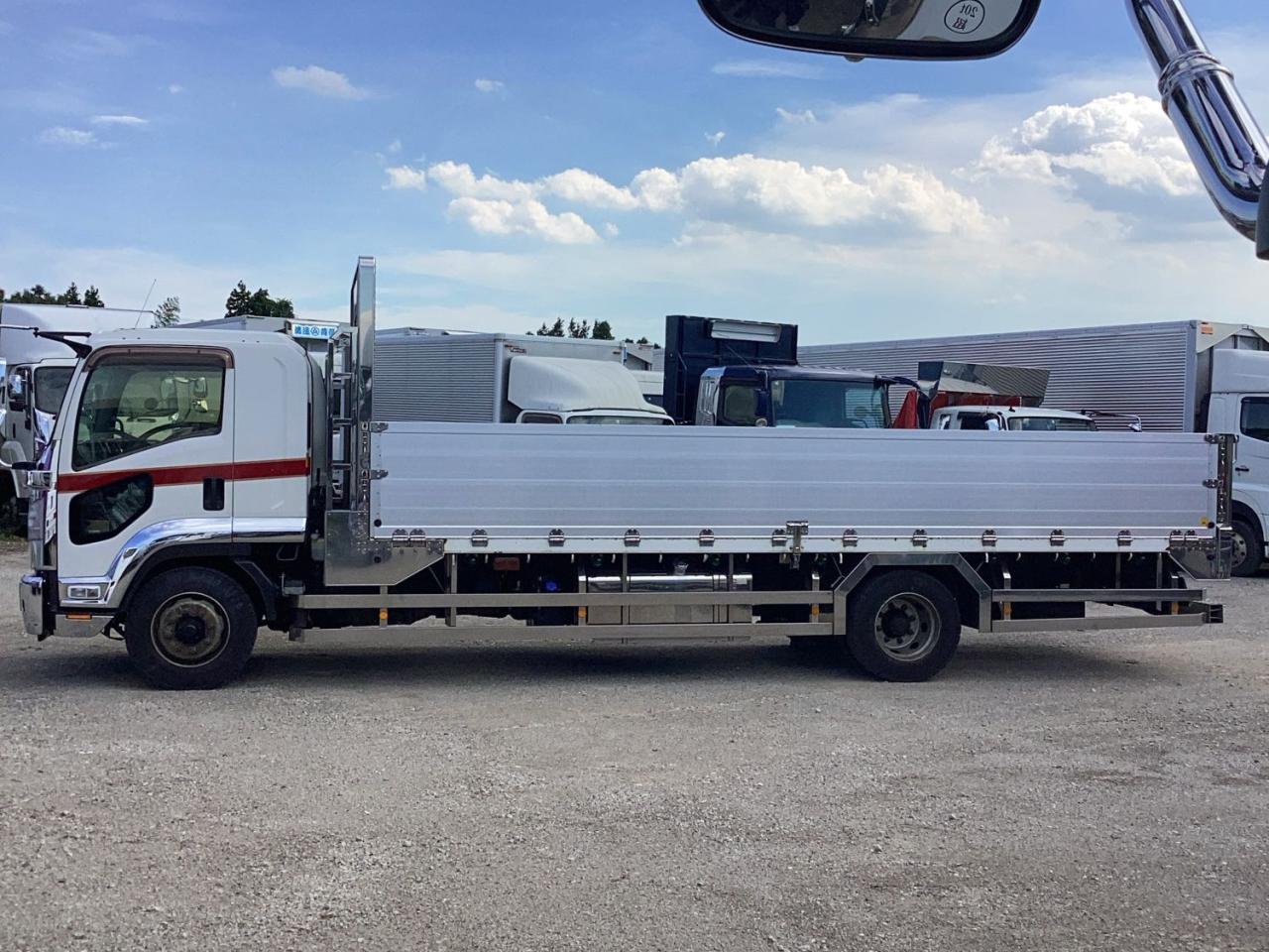 引き取り限定 トラックスロング9’2 いすゞ エルフトラック 平ボディ ワイドロング 積載2